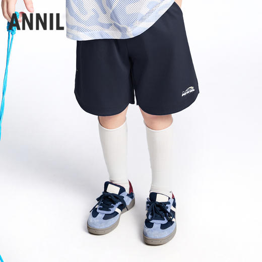 【实体店同款】男童液氨全腰针织中裤夏季新款安奈儿童装AB526649 商品图1