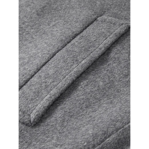 GXG男装双排扣羊毛大衣宽松双面呢长款外套24年冬热卖#G24D264031 商品图3