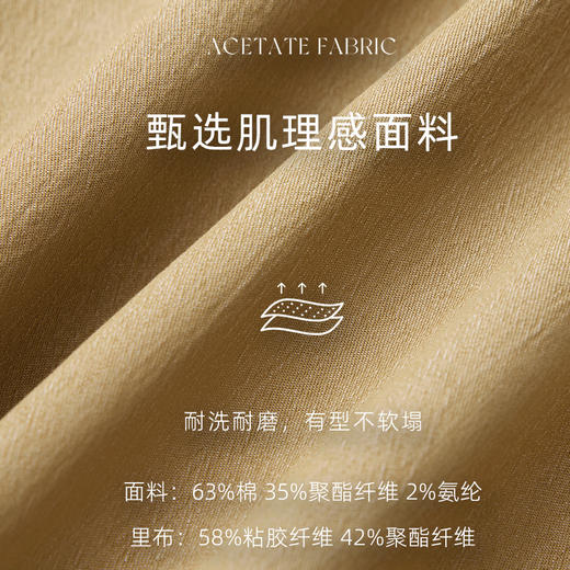 IC 仿牛仔肌理感休闲舒适短外套新款时尚简约纯色设计女上衣 商品图2