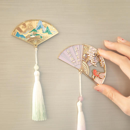 【故宫冰箱贴】折扇冰箱贴可动开合博物馆文创纪念品伴手礼 商品图2