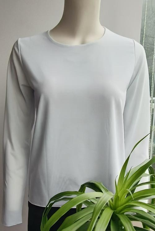 Y018女式网纱圆领打底衫 商品图0