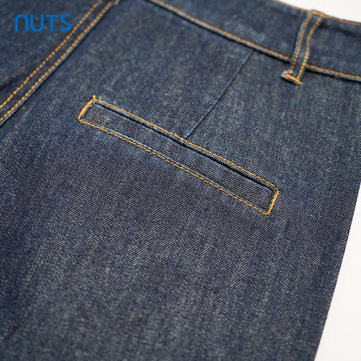 NUTS春秋新品时尚优雅气质宽松显瘦水洗牛仔长裤413112393 商品图4