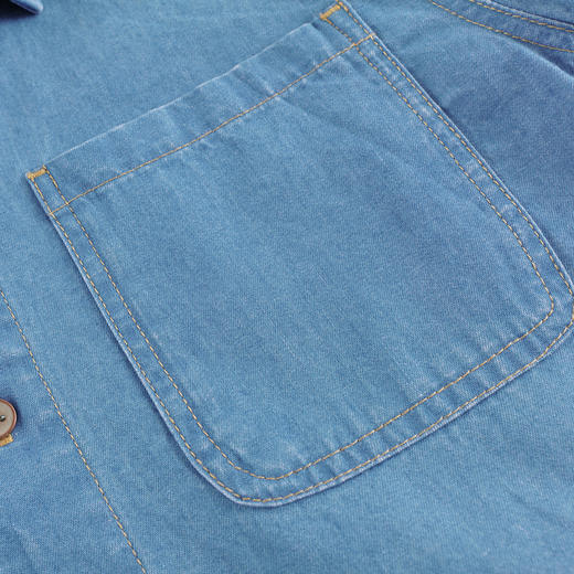 马克珍妮男童舒适百搭牛仔衬衫儿童纯棉衬衣2025年春装新款250106 商品图4