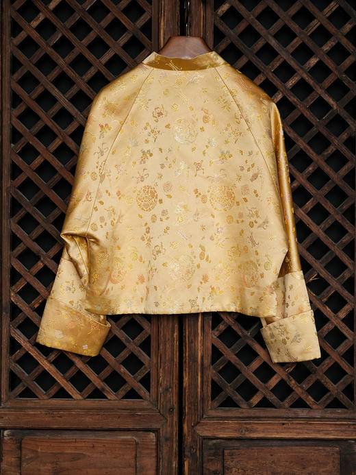 盛唐婧| 重磅真丝老缎新中式外套 商品图6