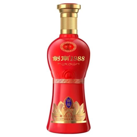 剑南1988御酿 52度浓香型白酒 整箱500ml*6瓶包邮 商品图1