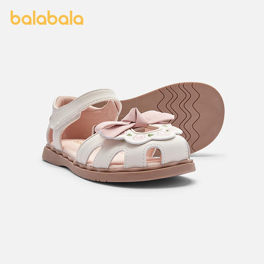 巴拉巴拉童鞋儿童凉鞋女童鞋子2025夏季新款公主鞋文艺国风平底鞋 商品图1