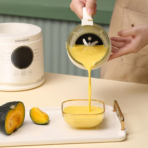 大宇（DAEWOO）智能多功能家用预约辅食料理破壁机豆浆机DYPB-0520_冰凌玉（彩邮） 商品图3