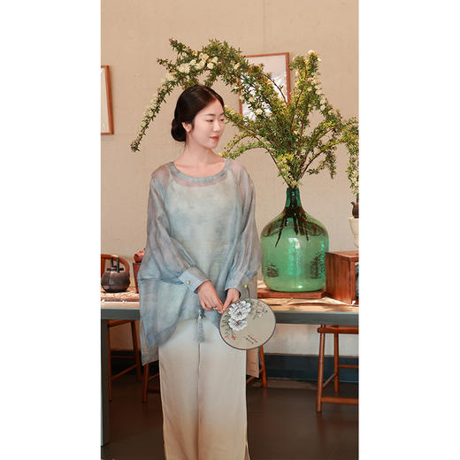 【抖音专属】新中式上衣（25708095菘-设计师） 商品图1