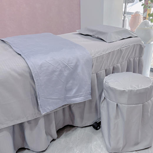 在水伊人床罩(灰色)雪纺棉 商品图1