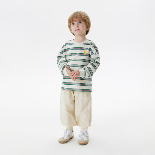 马克珍妮男童时尚百搭匹马棉运动裤宝宝灯笼裤春装新款裤子550377 商品图1