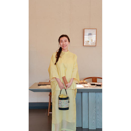 【2026东衣作】小黄鹂 · 新中式上衣（25708097黄栗留-高定款） 商品图2