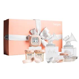 hegen新加坡原装进口智能双边电动吸奶器孕产妇集乳器吸力大8886476100138