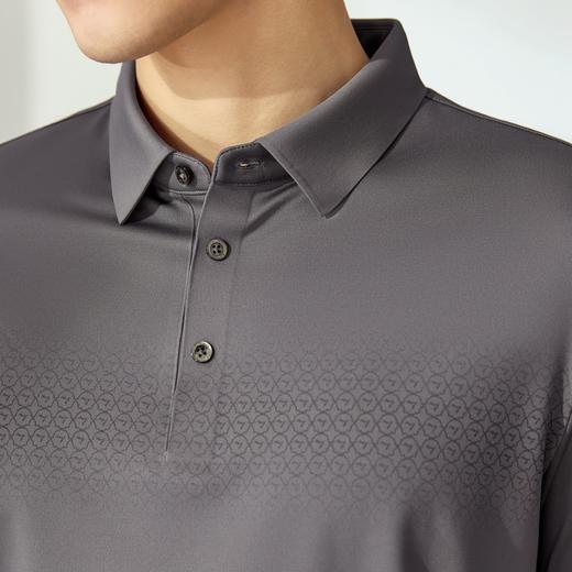 【无缝工艺/含桑蚕丝】柒牌男装短袖Polo衫夏季2025新品翻领上衣128T73150 商品图3