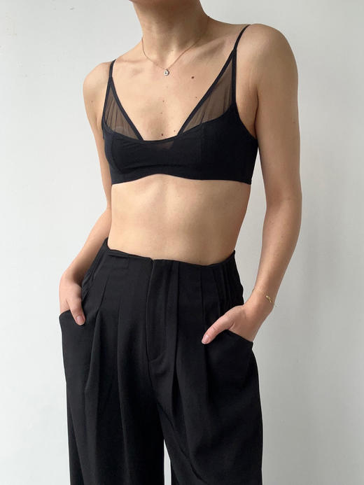 LOAM｜重塑全罩杯 双层微纤网纱全杯记忆钢圈 [ 黑 / 裸 / 白 ] 商品图3