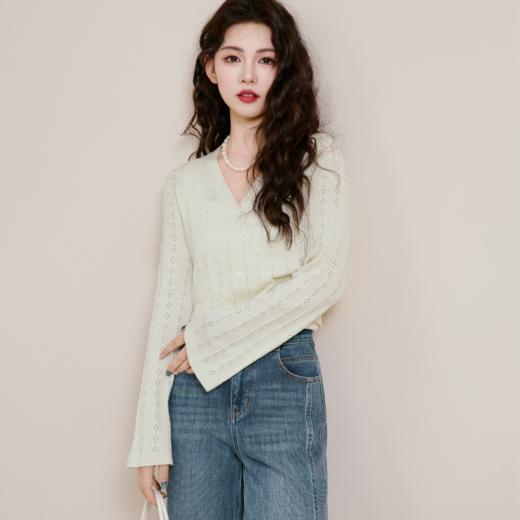 【特惠不退货】伊芙丽莱赛尔柔软针织衫1F3230351G 商品图1