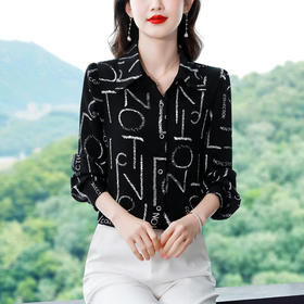 雀说新款洋气减龄上衣时尚小衫长袖衬衣AL1872