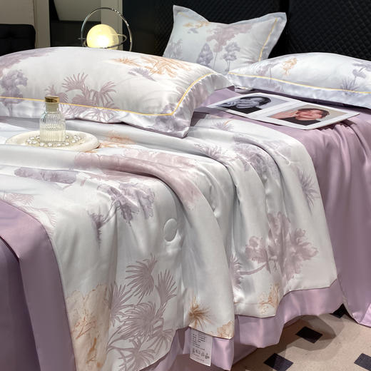 【闭眼入99元/套】水洗天丝夏被四件套、单夏被 适用1.5/1.8m床 商品图9