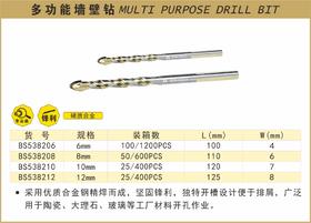 波斯 多功能墙壁钻10mm BS538210