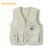 巴拉巴拉童装儿童背心马甲男衣服上衣2025夏凉感工装 商品缩略图4
