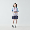 棵初25年夏季新款女童拼色条纹T恤儿童爱心字母印花圆领短袖上衣 商品缩略图1
