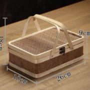 26*18*9竹编提篮1*1个 商品图0