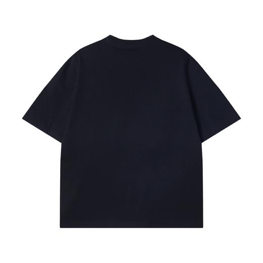 T2828夏季高级感新款国风小鸟花卉刺绣圆领短袖T恤宽松情侣复古上衣 商品图5