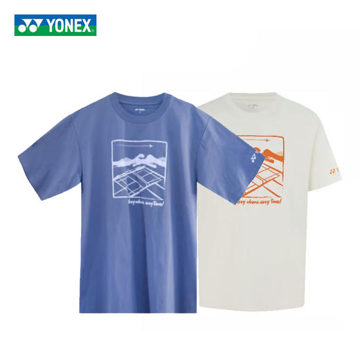 尤尼克斯 男女同款 运动T恤 115185BCR 商品图0