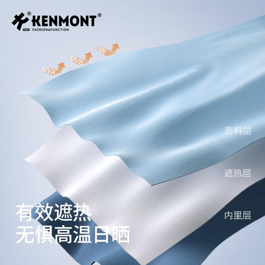 卡蒙 KM-6101遮热帽檐山系防晒帽（男女同款港风盆帽） 商品图3