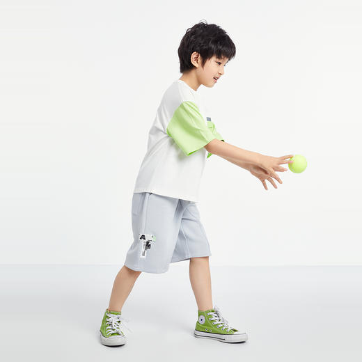 男童SORONA圆领短袖针织衫夏季新款安奈儿童装EB521188 商品图5