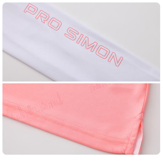 BOS-303B(PROSIMON高尔夫春夏女款带防晒袖套短袖小立领衫) 商品图3