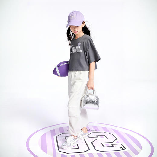 【实体店同款】女童液氨短袖针织衫夏季新款安奈儿童装AG521655 商品图5