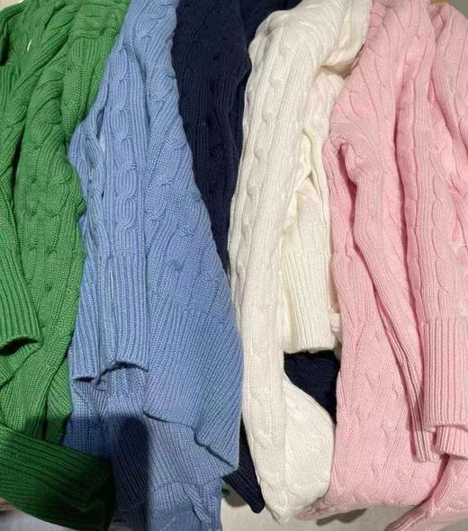 针织开衫。5️⃣色：米白、绿色、粉兰、粉红色、藏蓝色 商品图7