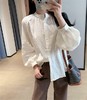 法式温柔刺绣小灯笼袖纯棉衬衫 商品缩略图5