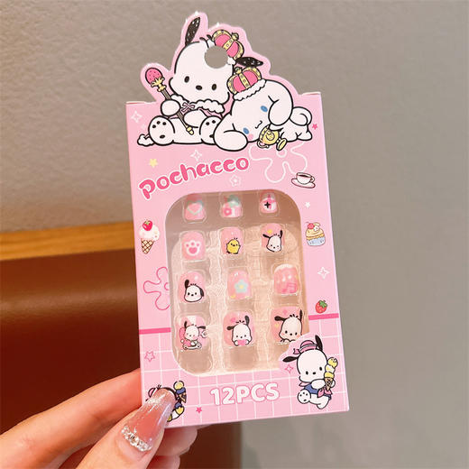 【造型可爱，经济实惠】儿童指甲贴片 2025新款 儿童美甲贴纸 女孩夜光指甲贴 女童小公主换装玩具-QQ 商品图6