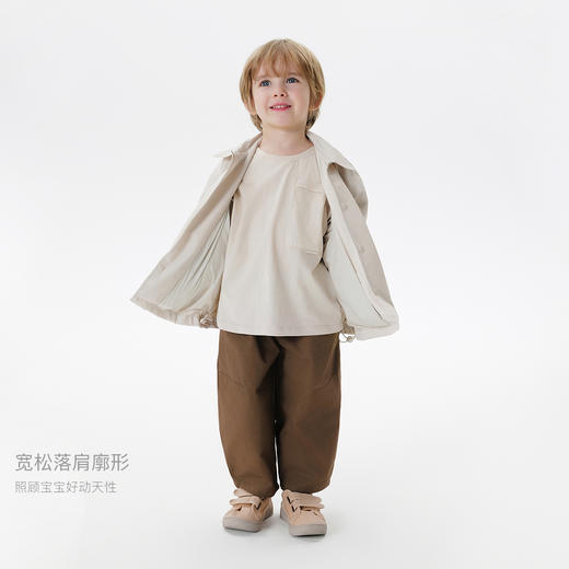 [三防]马克珍妮男童户外露营小松鼠外套宝宝2025年春装新款250086 商品图1