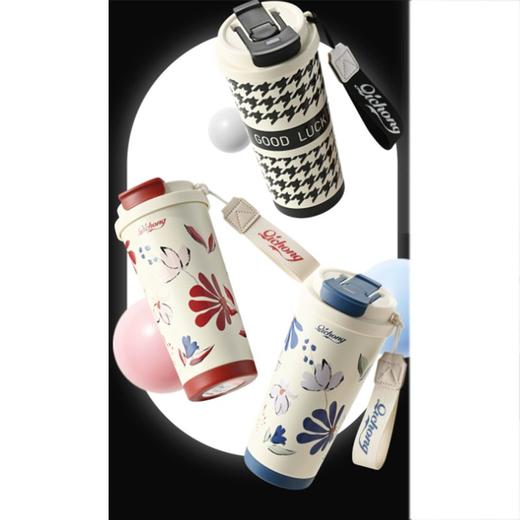 惜水520ml祺翀荷塘月色双饮咖啡保温杯礼盒装（颜色请备注） 商品图1