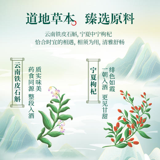 【特色浸泡】2.3L40度劲牌铁皮石斛枸杞酒 商品图2