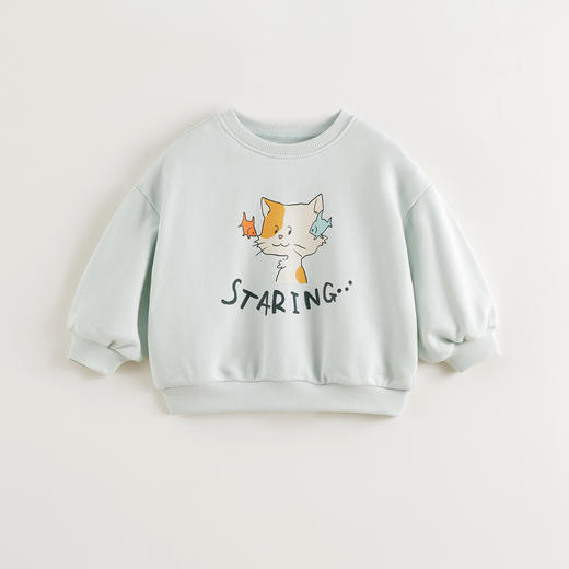马克珍妮男童卡通小动物软卫衣宝宝宽松上衣2025年春装新款250061 商品图2