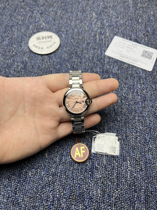 CR卡地亚蓝气球系列 中号33mm 粉气球 女士腕表 商品图8