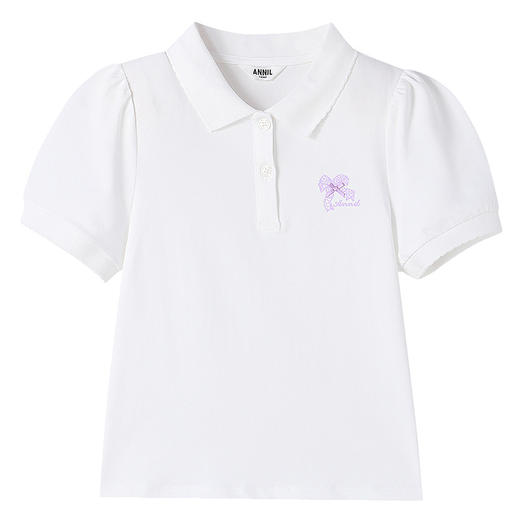 【实体店同款】女童翻领针织衫夏季新款安奈儿童装AG521652 商品图5