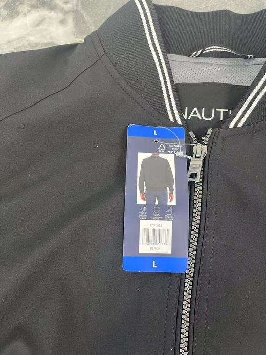 瑕疵Nautica/诺帝卡 男士春秋款防水防风弹力网面内衬棒球领夹克外套 商品图3