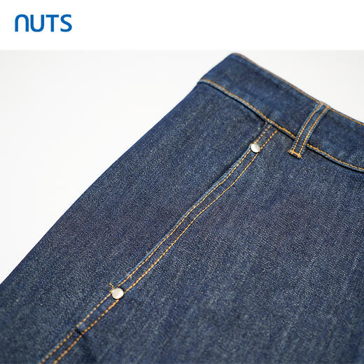 NUTS春秋新品时尚优雅气质宽松显瘦水洗牛仔长裤413112393 商品图2