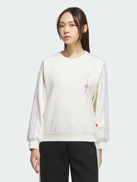 Adidas阿迪达斯女潮流时尚百搭运动休闲卫衣 JZ1664