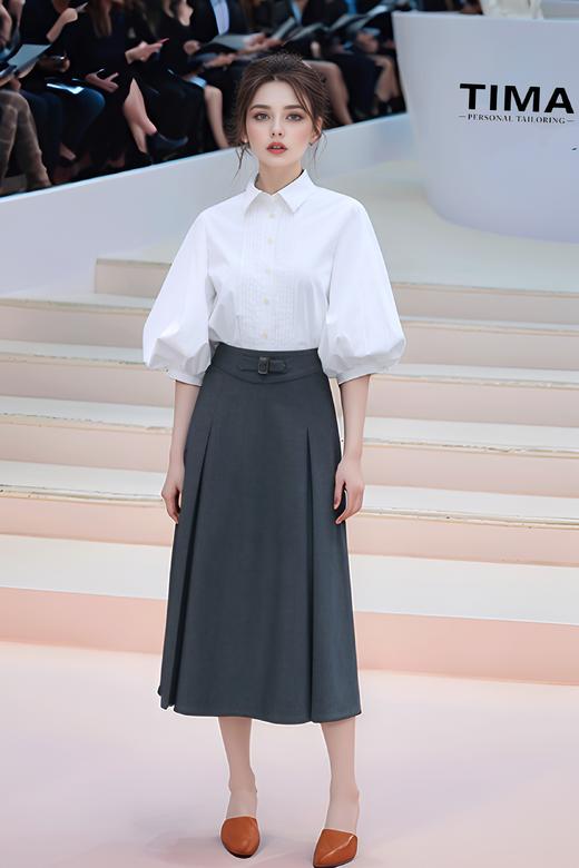 内工字折大摆半裙 商品图2