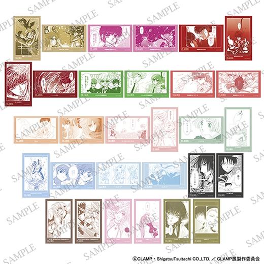 CLAMP展作品集分镜 贴纸 30包/盒 谷子 商品图0