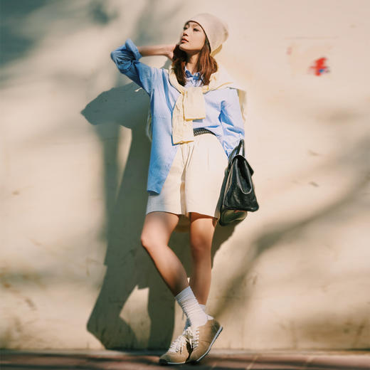 BIUCILI「薄底自由」原创设计 内增高运动风德训鞋休闲鞋 商品图8