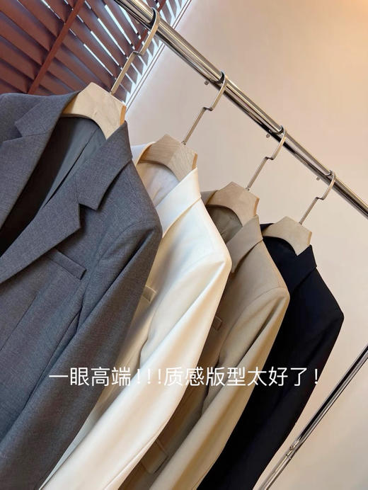 立体裁剪精湛工艺羊毛混纺修身显瘦一粒扣西装【包邮+三天无理由退换】 商品图12