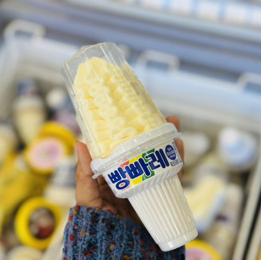 乐天邦芭莱香草味蛋筒冰淇淋 商品图0
