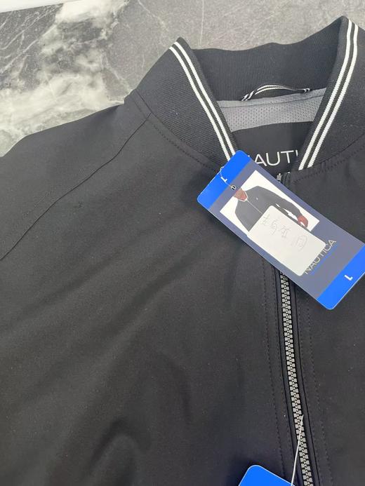 瑕疵Nautica/诺帝卡 男士春秋款防水防风弹力网面内衬棒球领夹克外套 商品图2