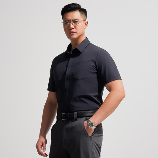 二代龙牙暗冰速干短袖衬衫 商品图0
